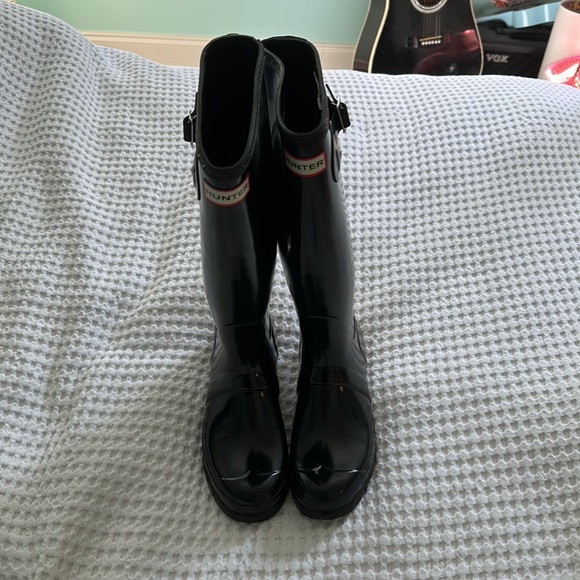 Hunter Original Tall Gloss Boots - Picture 3 of 8